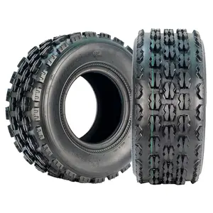 Garvee 19x7-8 ATV UTV Knobby Sport Tires, Front 19x7x8 Mini Bike Tires 4 Ply Tubeless, Set of 2 Durable Off-Road Tires for Enhanced Traction and Performance