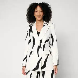 Mrs The Label By Megan Renee Megan Renee Cotton Twill Blazer