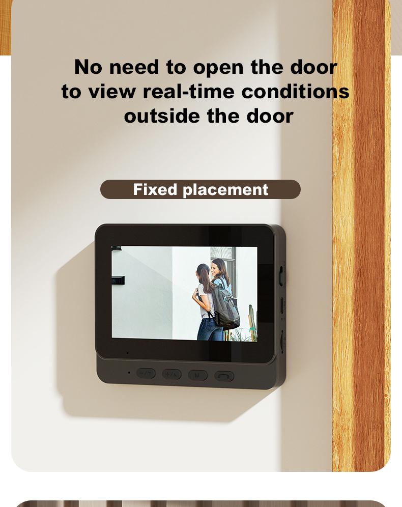 X8 Video Doorbell with Screen, No WiFi Needed, Local Storage, Waterproof & No Subscription Required