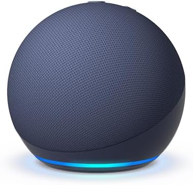 Echo Dot (5th Gen, 2022 release) | With bigger vibrant sound, helpful routines and Alexa | Deep Sea Blue
