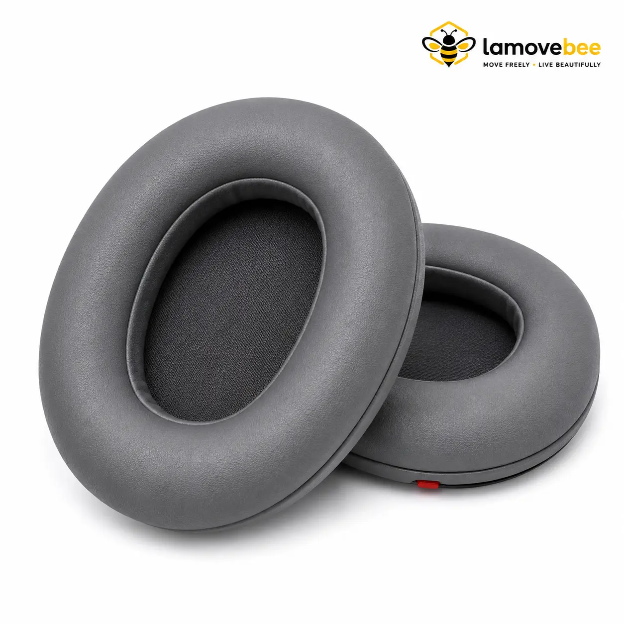Replacement Ear Pads Compatible with Beats Studio 3 Wireless, Premium Protein Leather & Memory Foam Ear Cushions, Titanium Grey