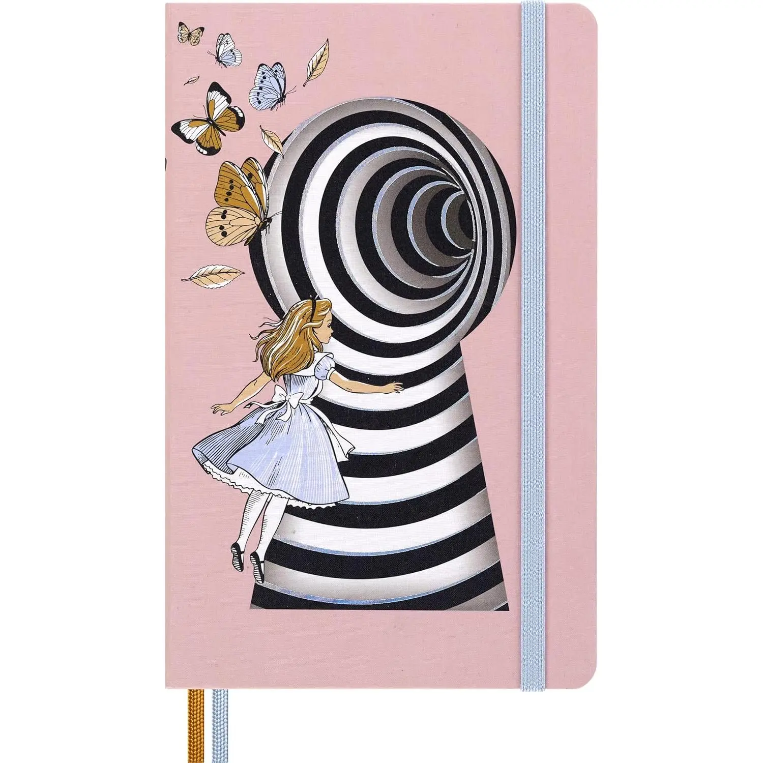 Moleskine Limited Edition Alice’s Adventures in Wonderland Hardcover Notebook, Large (5" x 8.25"), Ruled Pages, Alice Design, 176 Pages