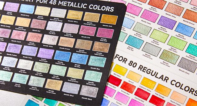 Shuttle Art Watercolor Paint Set, 128 Vibrant Colors with Metallic Shades, Travel Watercolor Set with Watercolor Brushes, Palette, Watercolor Sketchbook and Coloring Sheets for Adults, Artists