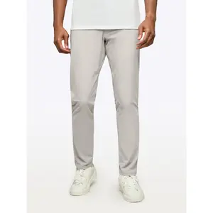 Cuts | Men's AO Slim Straight 5-Pocket Pants | Stretch Performance Knit with Belt Loops | Moisture Wicking Wrinkle Resistant