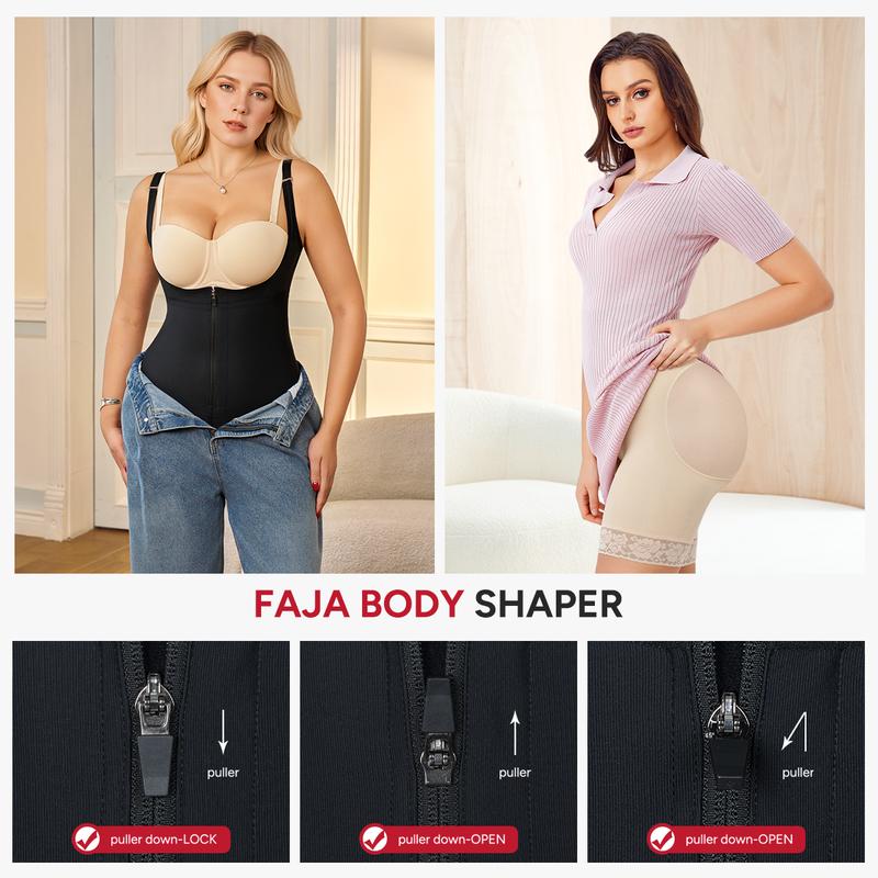 Nebility Women's Lace Shapewear Bodysuit Tummy Control Postpartum Support & Butt Lifter for a Snatched Waist Shapewear High Waisted Pants Basic Compression Womenswear