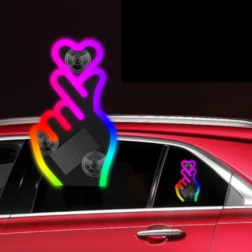 Heart shape hands-colorful