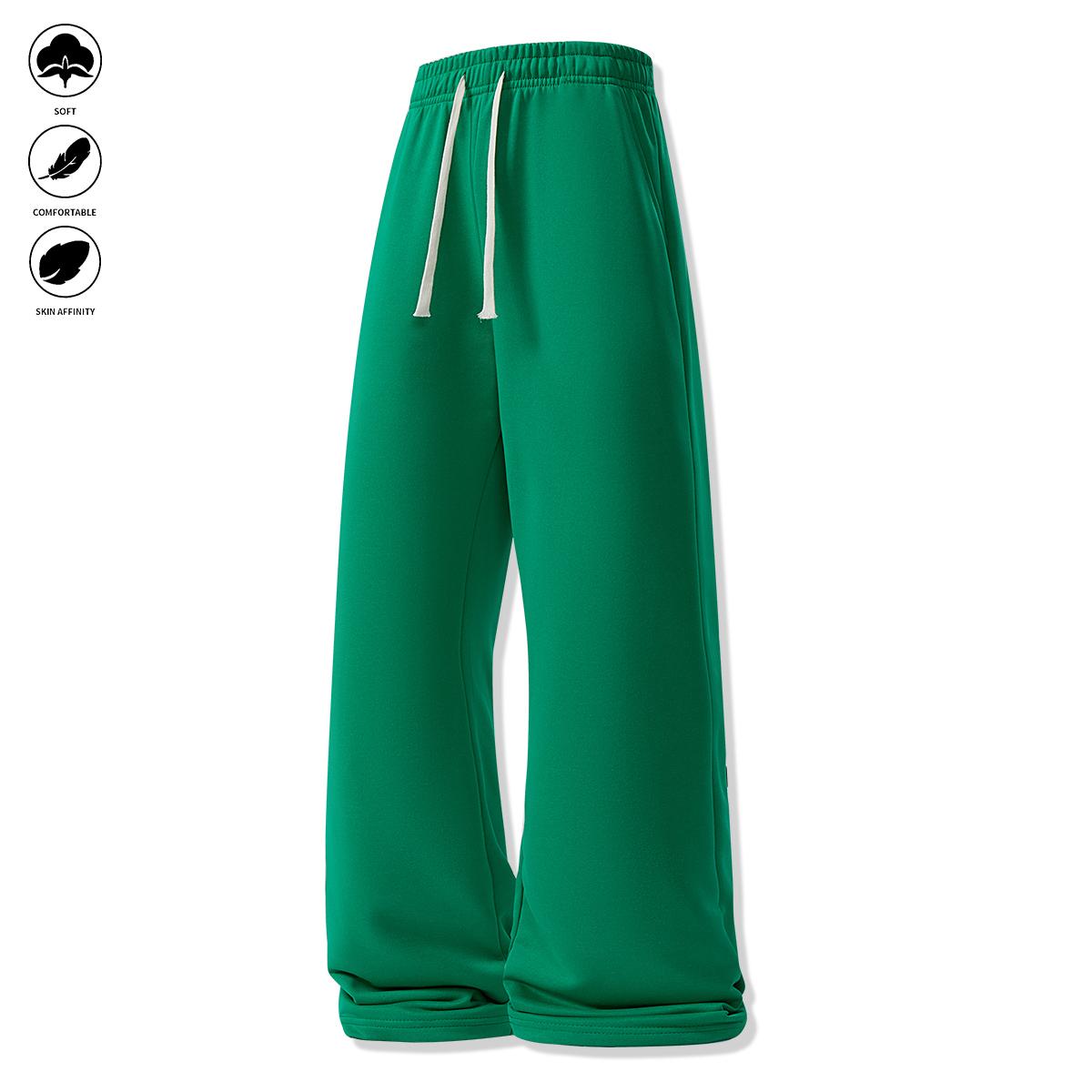 Men's casual jogging pants - elastic belt and drawstring design, side pockets, spring and autumn sports style trousers, comfortable fabrics, durable materials, sports and fitness can be used for going out
