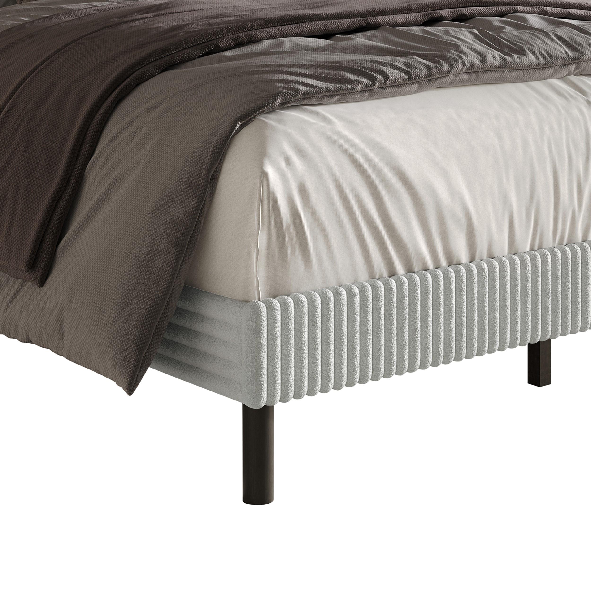 Favorer Osceola Upholstered Panel Bed, Box Spring Require, Comfortable and Stylish Design - Available in Multiple Sizes