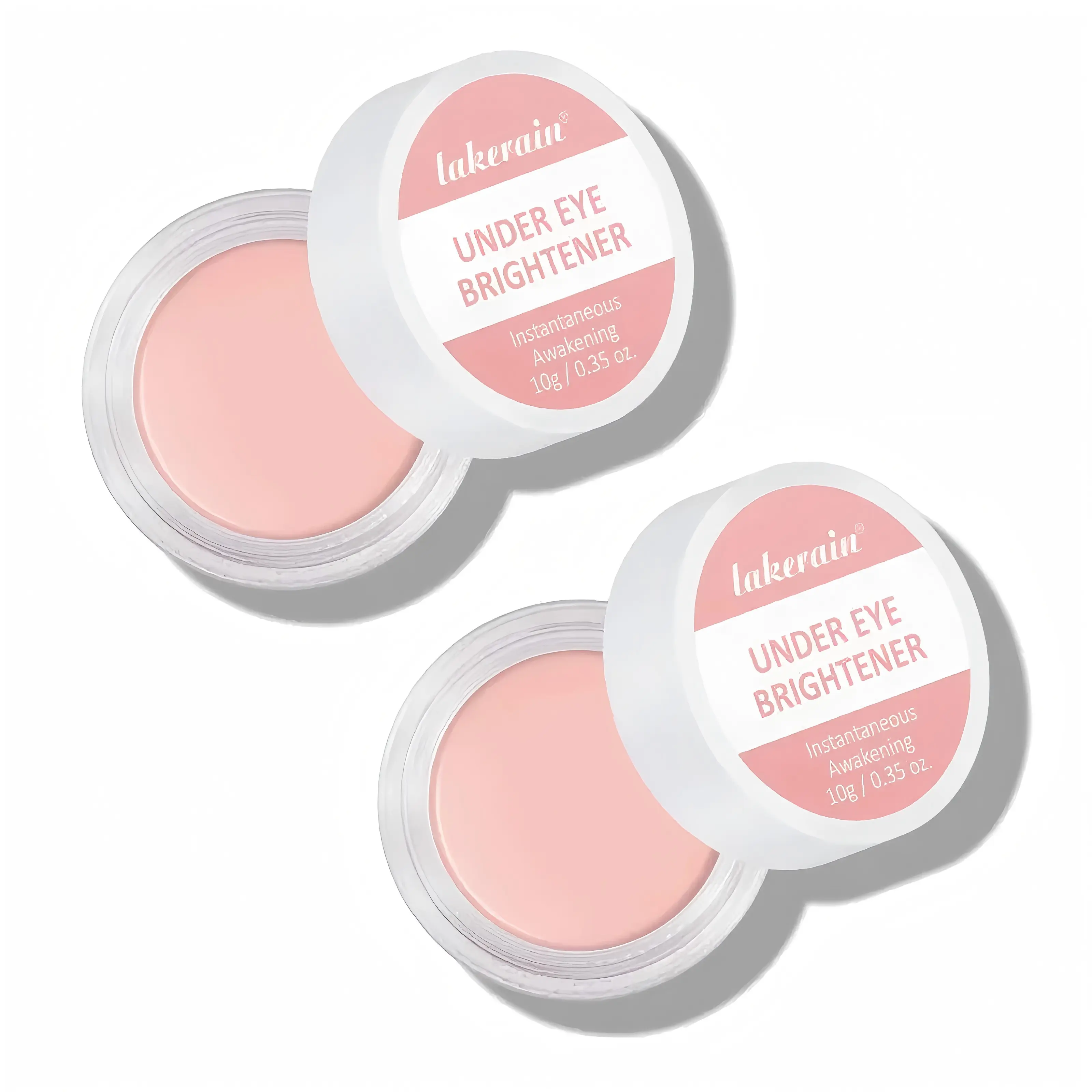 Under-Eye Brightening Corrector for Dark Circles, Full Coverage Peach Concealer Pot, Waterproof and Nourishing Cream Cosmetic for Mature Skin, Apply Under Eye, Cream Pot, Makeup, Combination Skin