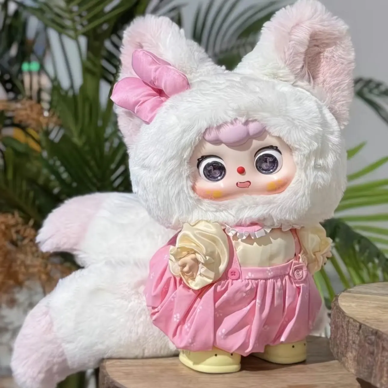 [Buy 3 get 4] Doubao 400% V2 Fantasy Paradise,Bunny Plush Dolls,Soft Furry Collectibles,Backpack or clothing decoration,Stuffed Animal