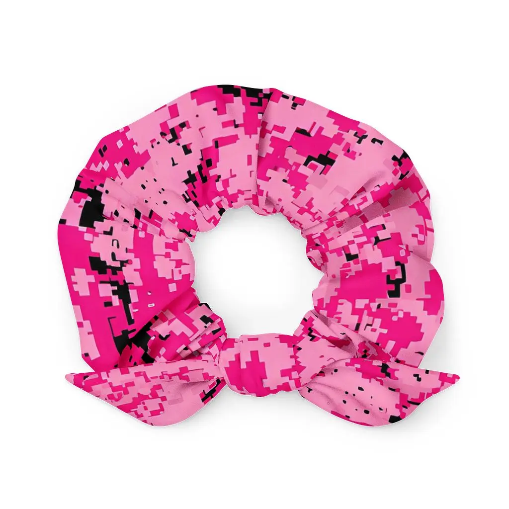Pixel Camo All-Over Scrunchie