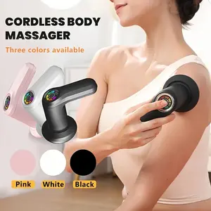 Portable handheld multi-function body massager for home use—powerful vibration, equipped with 5 massage heads; suitable for men and women; ideal for home use and a great gift choice machines