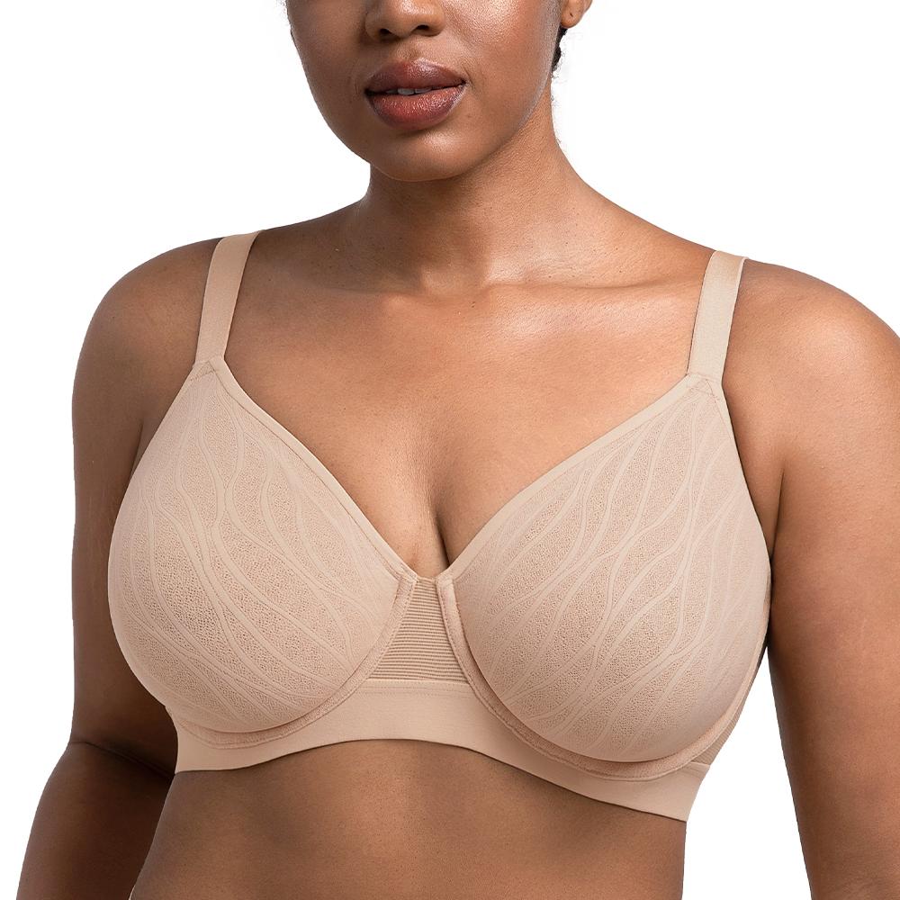 HSIA Lira Unlined Full Coverage Underwire Minimizer Bra Seamless Lace Cup Unpadded Support SpringStatements HSIA Lira Unlined Full Coverage Underwire Minimizer Bra Seamless Lace Cup Unpadded Support SpringStatements