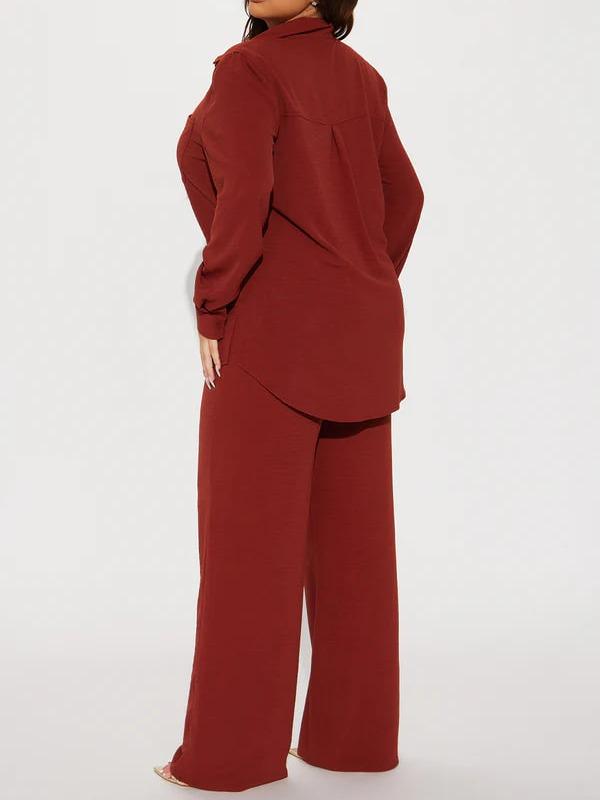 Makenzie Pant Set - Rust