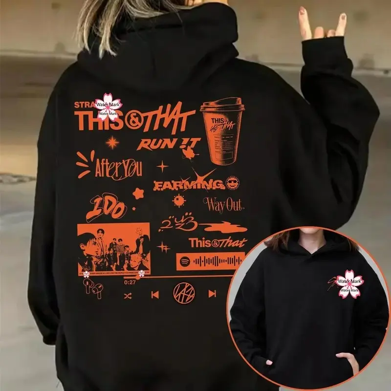 This and That Kpop Boy Band Shirt, SKZ This & That Retro Hoodie Sweatshirt T-shirt World Tour