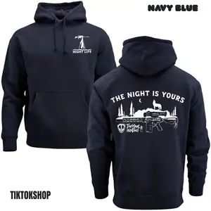 Coyote Night Hunter Hoodie, Thermal Predator Hunting Gear Hoodie, Camo Outdoor Pullover, Gift for Men Who Hunt