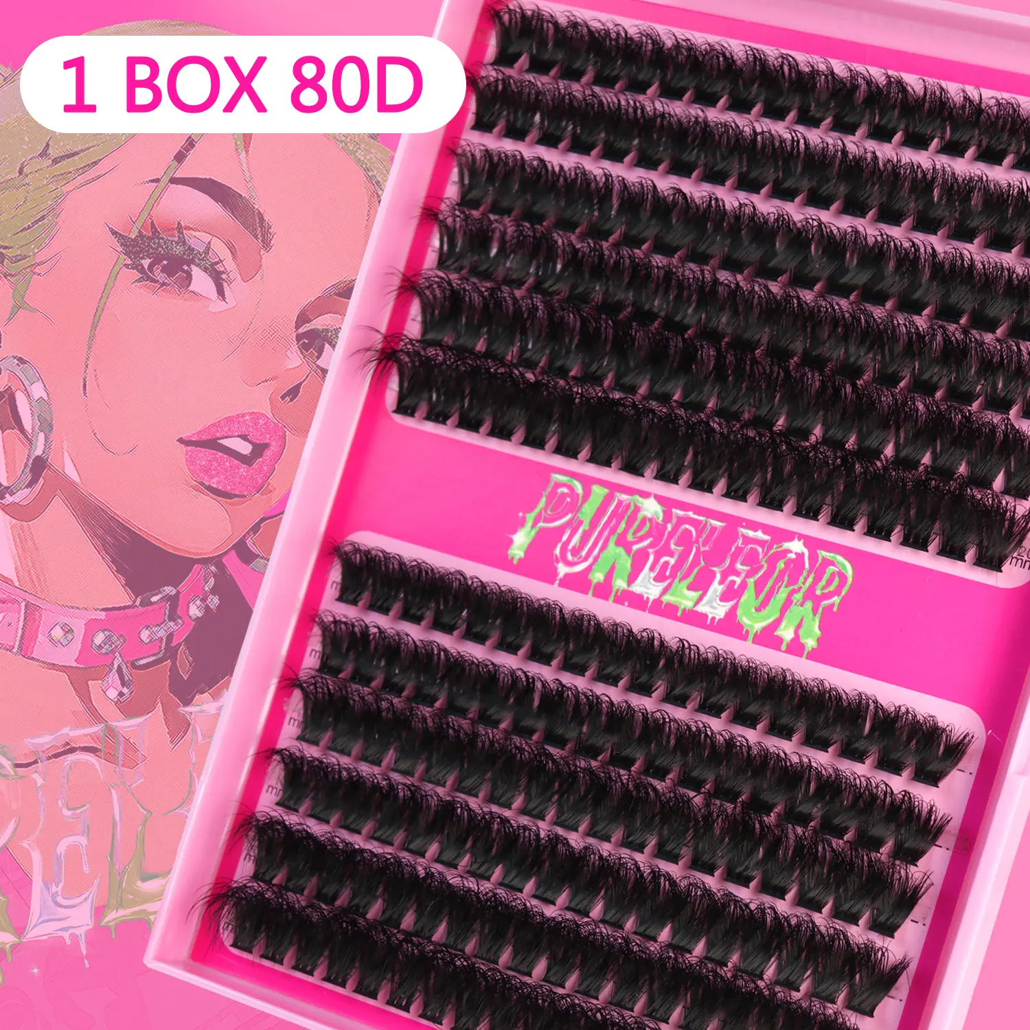 Wispy 1Box Lash no glue