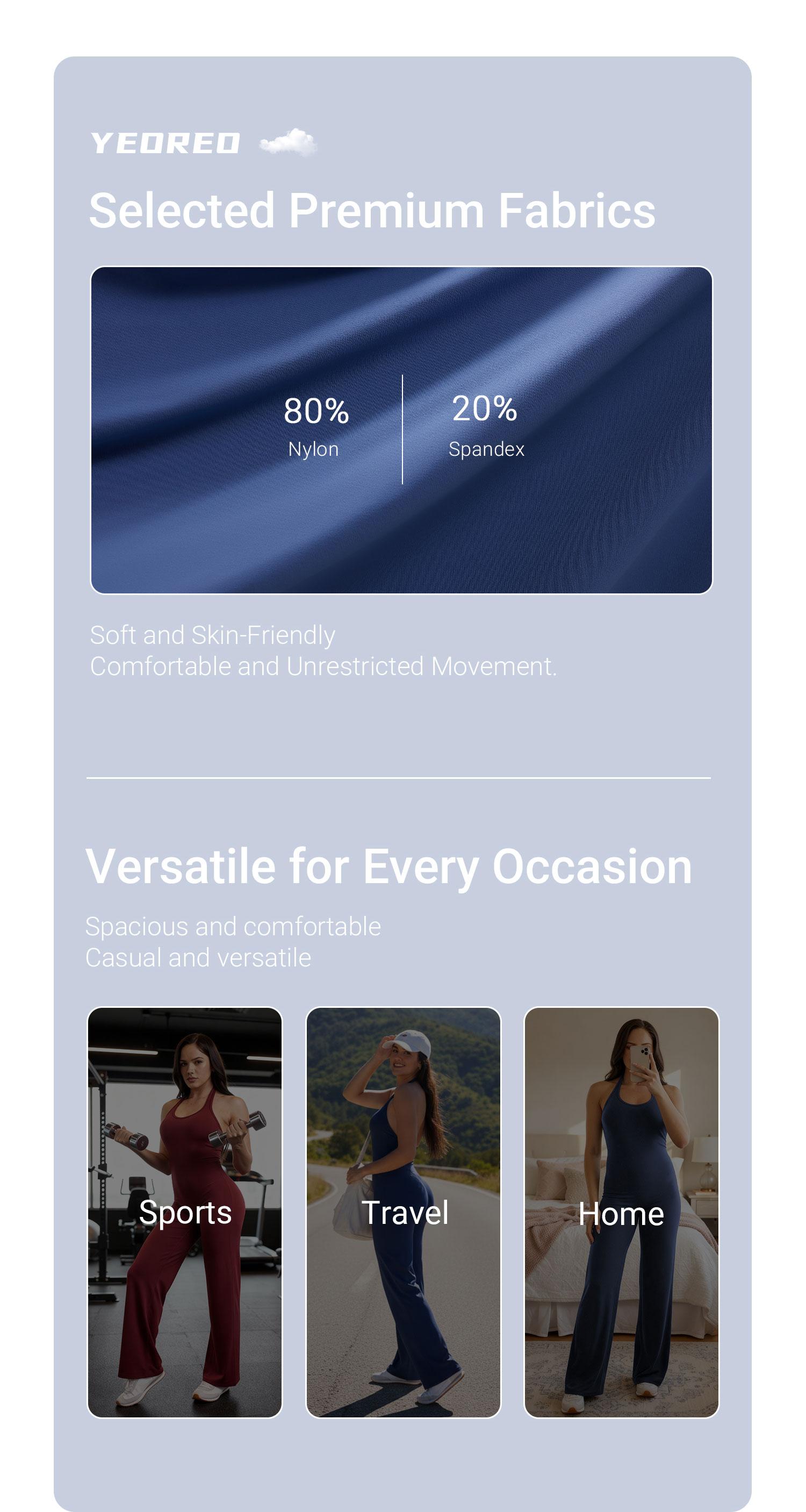 YEOREO Women's Wide Leg Sleeveless Yoga Jumpsuit Romper with Adjustable Fit & Hidden Scrunch for Glute Support Greenish YEOREO Women's Wide Leg Sleeveless Yoga Jumpsuit Romper with Adjustable Fit & Hidden Scrunch for Glute Support Greenish