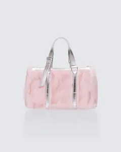 Kimora Pink Y2K Fur Holdall