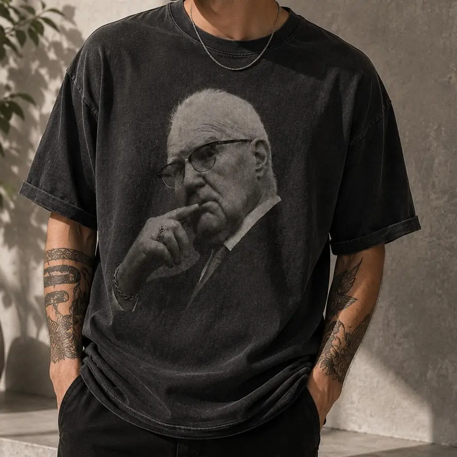 Kevin Reddington T‑Shirt – Courtroom Lawyer Black & White Portrait Tee