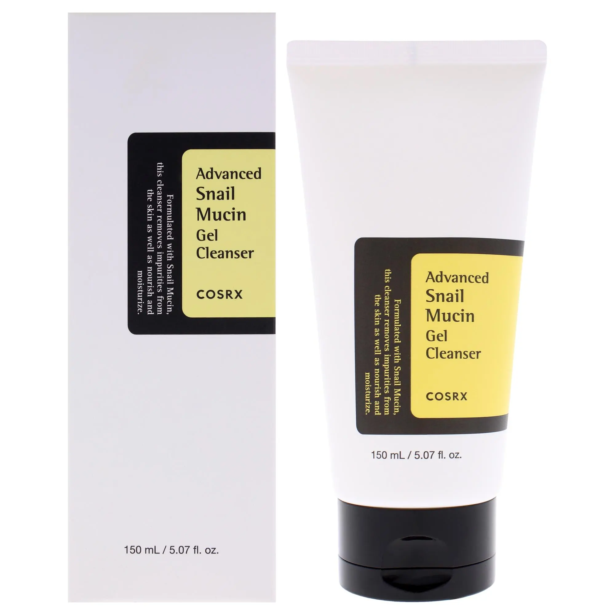 Cosrx Advanced Snail Mucin Gel Facial Cleanser - Gentle, Daily Cleansing, Skin Repair for Women - 5.07 oz