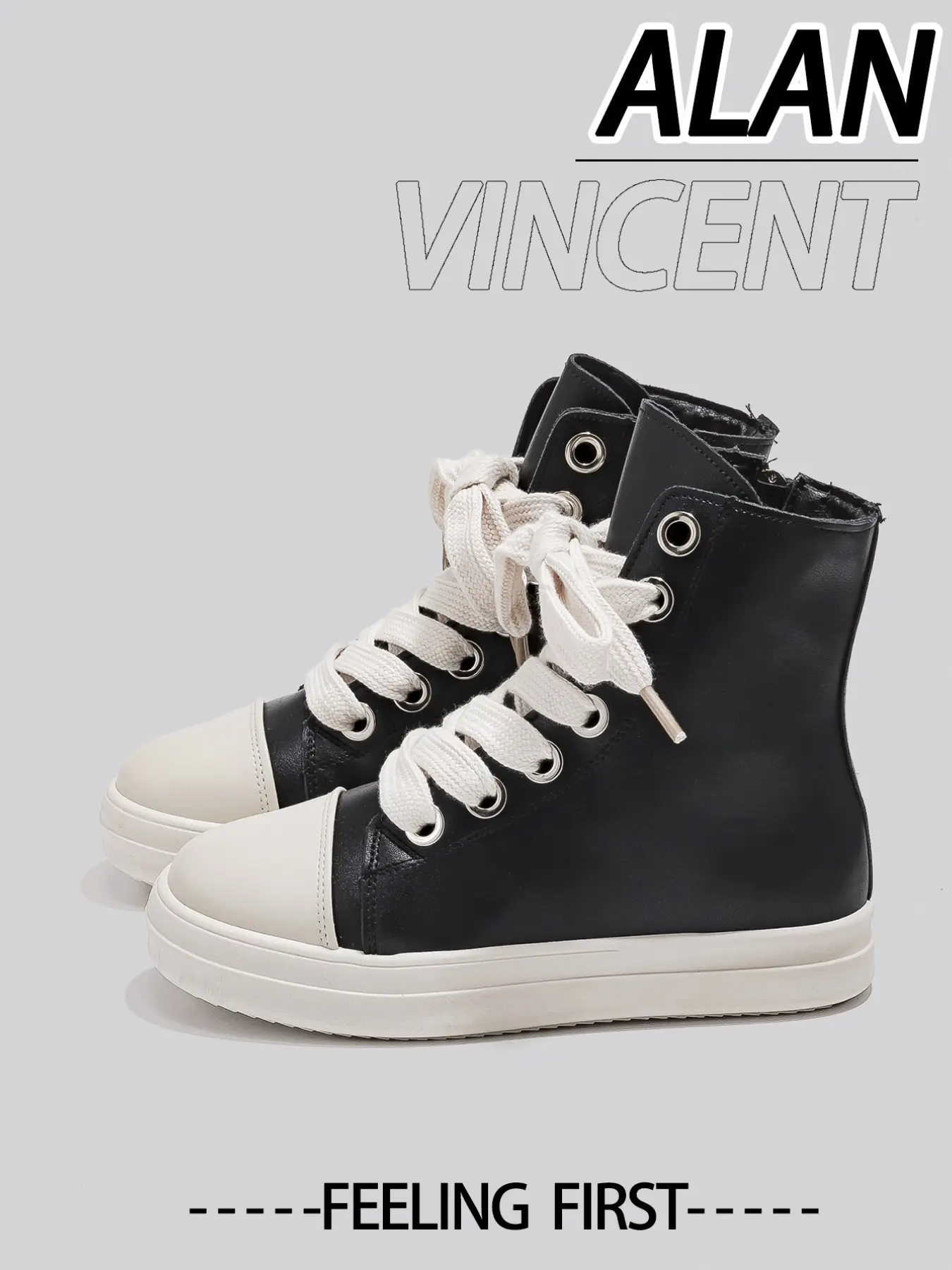 Women's Fashionable Colorblock High-Top Chunky Platform Sneakers, Lace-Up Round Toe Casual Versatile Shoes for Daily Wear, Trendy Shoes