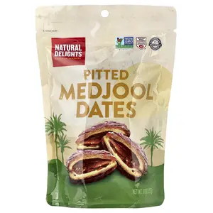 Natural Delights Pitted Medjool Dates, 8 oz (227 g)