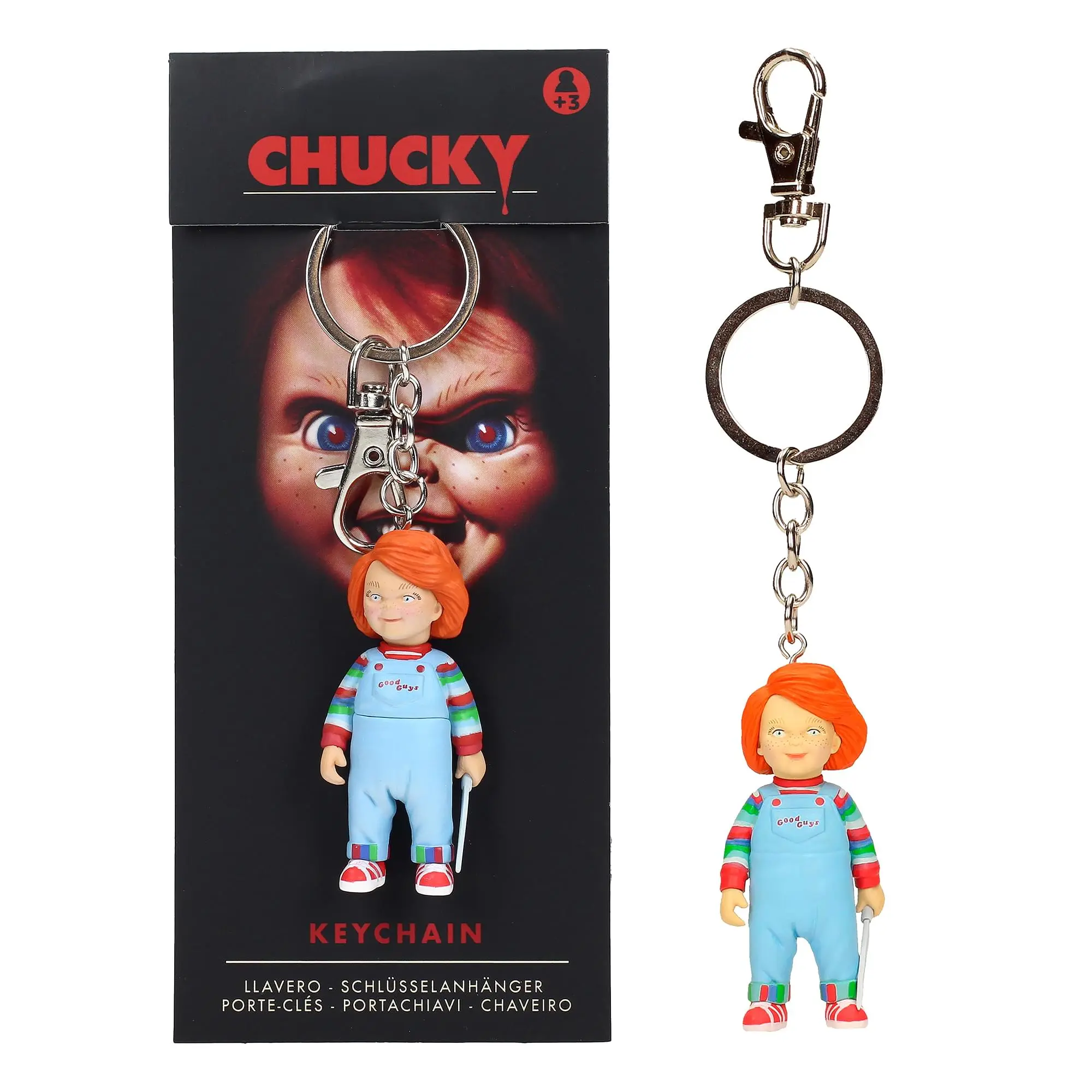 Child's Play Chucky 2.5-Inch Figural PVC Keychain