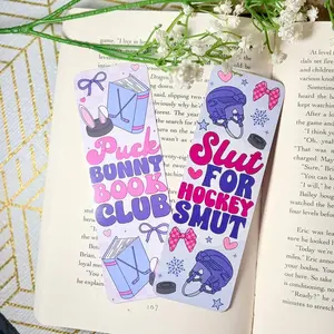 Puck Bunny Inspired Dual-Sided Matte Cardstock Bookmark