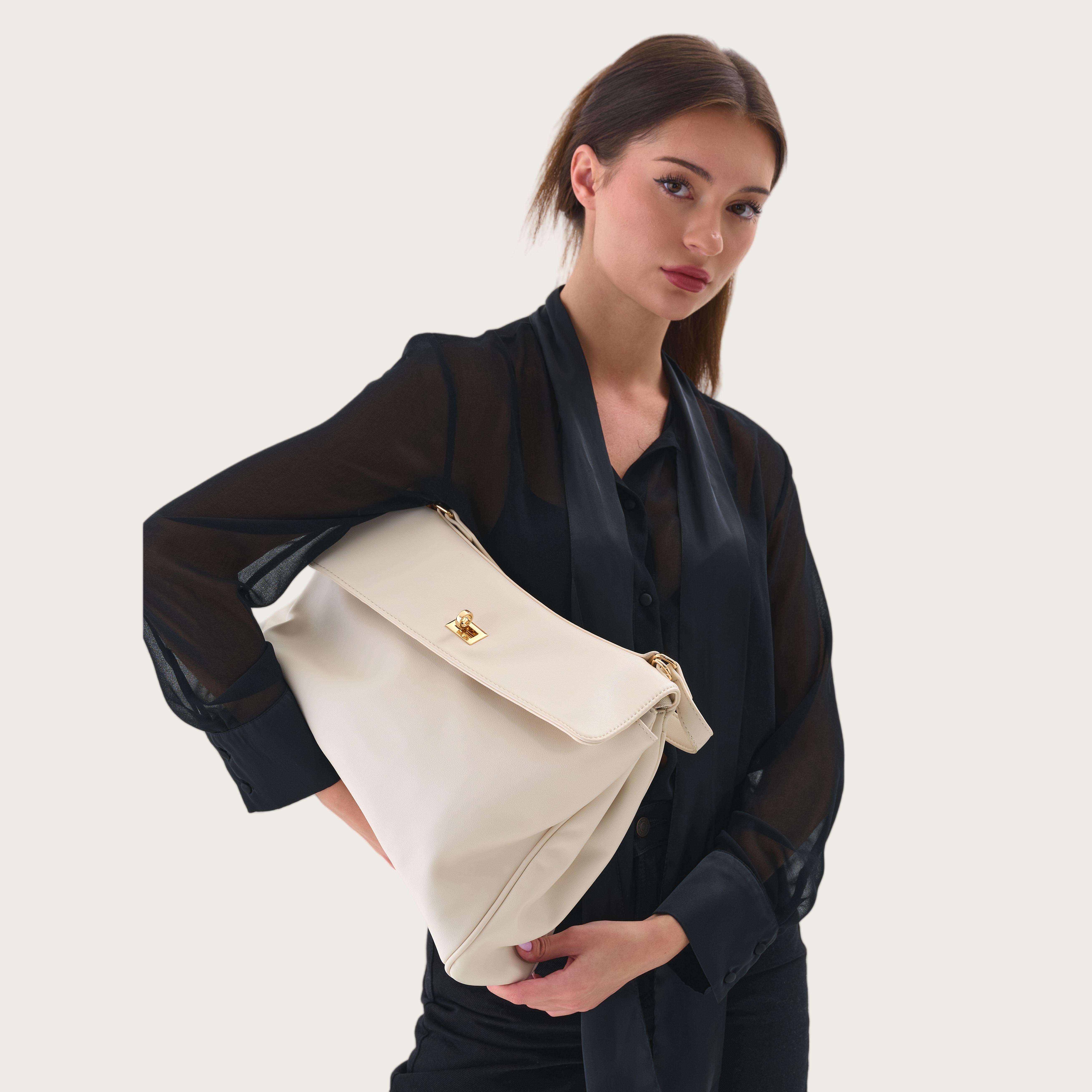 Tote Bags Leather for Women, Top Handle Bag, Trendy Luxury Hobo Handbag ,Lock Shoulder Crossbody Bag, Work Office Mother gifts