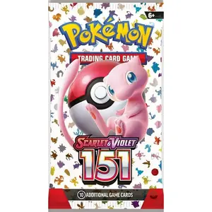 Pokemon TCG Scarlet & Violet 151 Booster Pack - 10 Cards