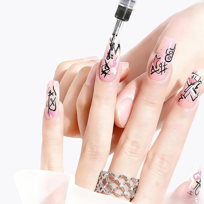12-Color Nail Art Marker Set: Micro-Tip Waterproof Pens, Lasts 7-14 Days | DIY Salon Gel Nails at Home Kit for Beginners | Valentine‘s Day, Prom, Wedding Gift for Kids, Teens, Adults | with Free Video Tutorial