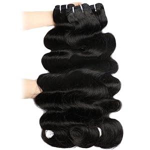 Lemoda Body Wave Virgin Human Hair Bundles Body Wave 100% Unprocessed Raw Human Hair Extensions Great Qanlity Hair Weave 3 Bundles Natural Black Lemoda Body Wave Virgin Human Hair Bundles Body Wave 100% Unprocessed Raw Human Hair Extensions Great Qanlity Hair Weave 3 Bundles Natural Black