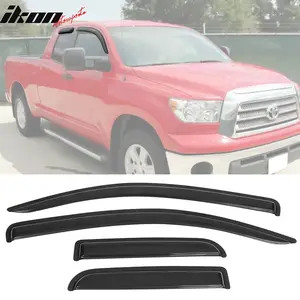 Window Visors Set for Toyota Tundra Double Cab 2007-2021 Acrylic