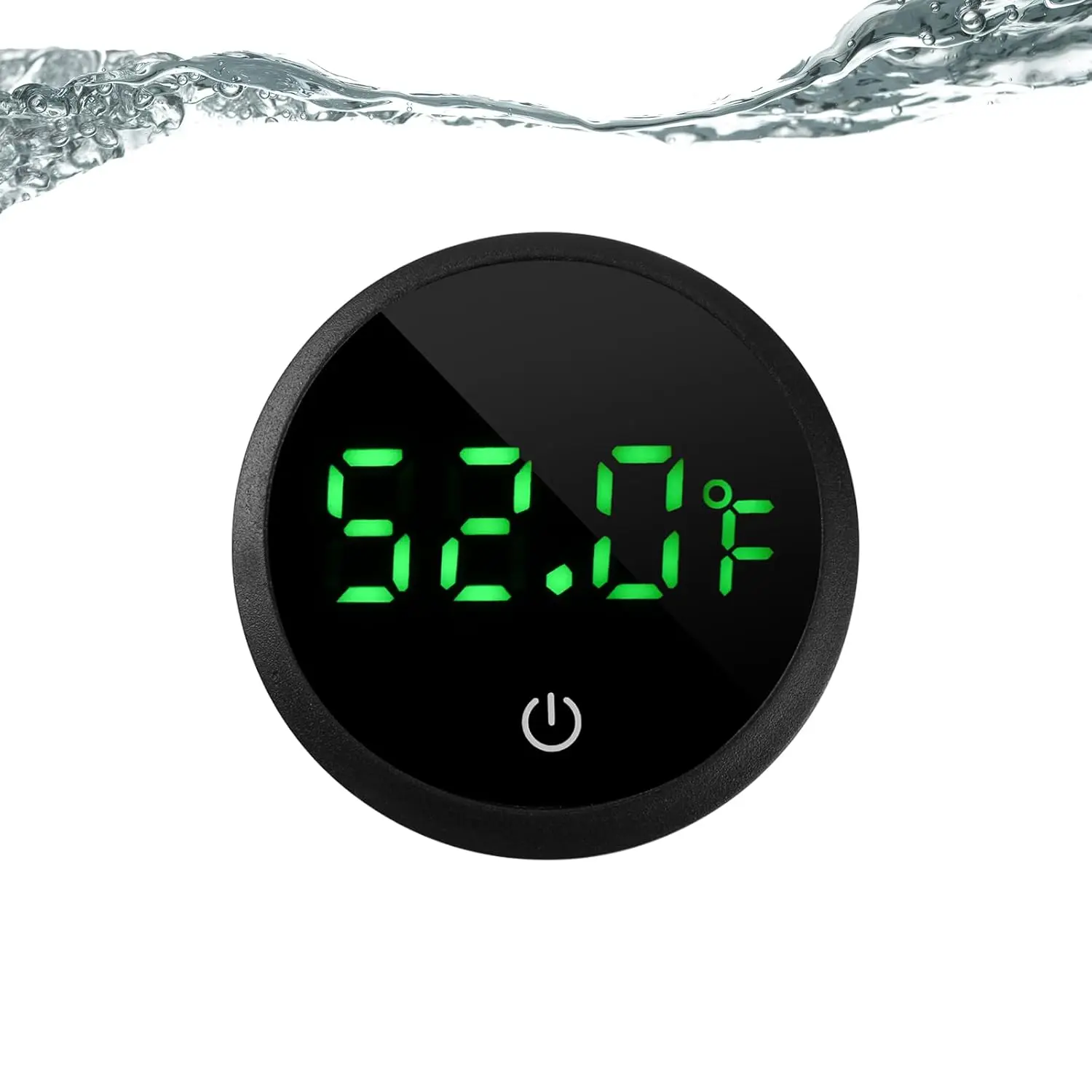 Aquarium  Digital Fish Tank  Led Display Fish Tank Temperature Gauge Accurate  to +-1? for Betta Axolotl Turtle Tank (with Spare )