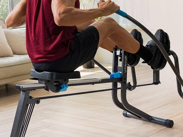 UTRYUP Rowing Machines for Home, Compact Rowing Machine, Extra-Long Rail, 265 lbs Weight Capacity, dealsforyoudays