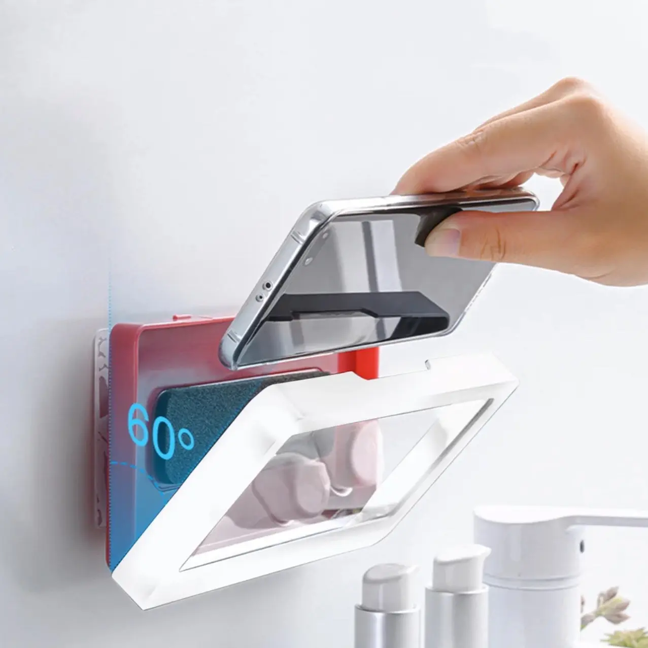 Water Proof Iphone Case For Shower.            (Accessories, Mount, Holder, Protection, Cellphone)