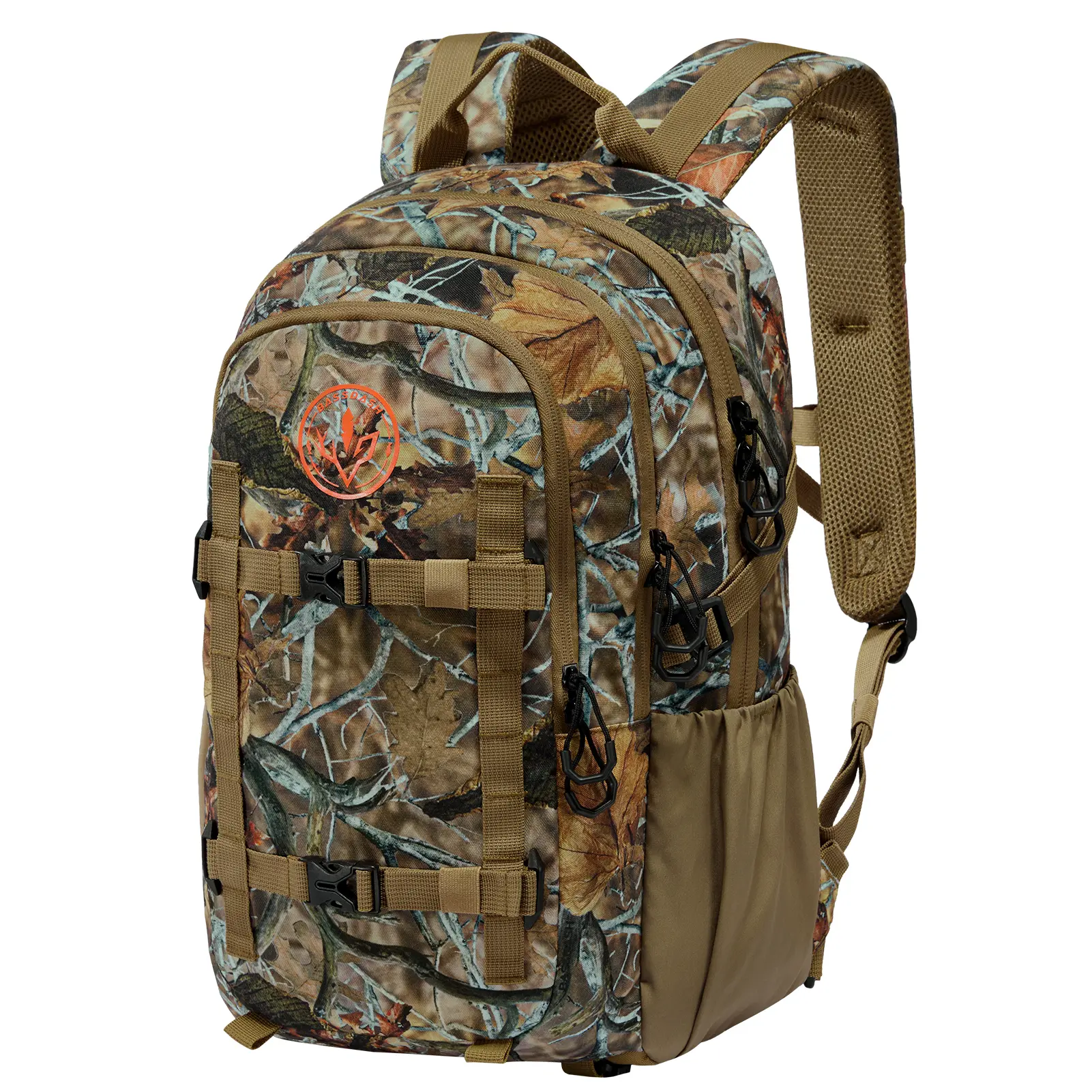 BASSDASH 25L Hunting Backpack, Water-Resistant Camo Pack HP03