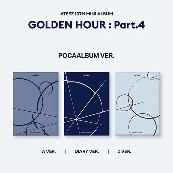 ATEEZ – 13th Mini Album [GOLDEN HOUR : Part.4] (POCAALBUM VER.) (RANDOM) (CD)