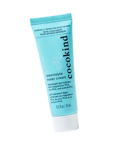 travel-size electrolyte water cream