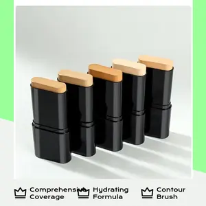 Eraser Concealer Foundation Stick - Lightweight Hydrating Radiant Finish SPF15 Moisturizing Makeup for All Skin Types 15g