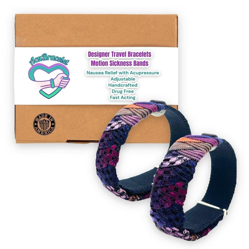 Anti-Nausea Acupressure Motion Sickness Bracelets- Adjustable