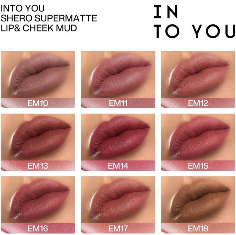 INTO YOU SHERO Super Matte Lip & Cheek Mud