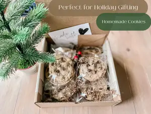 Browned Butter Chocolate Chip Cookies – Gourmet Cookie Gift Box, Fresh Baked Treats, Premium Dessert Gift for Any Occasion