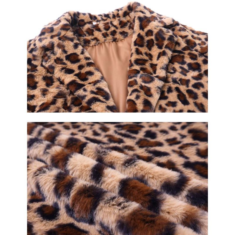 Buenoble Leopard Faux Fur Coat for Women | Super Soft Warm Stylish Winter Jacket | Viral Fall Winter Outfit Buenoble Leopard Faux Fur Coat for Women | Super Soft Warm Stylish Winter Jacket | Viral Fall Winter Outfit