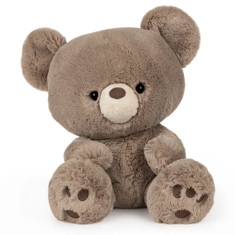 GUND Forever Friends Promise: Kai Teddy Bear Plush Toy, Premium Stuffed Animal for Ages 1 and Up, Taupe, 12”