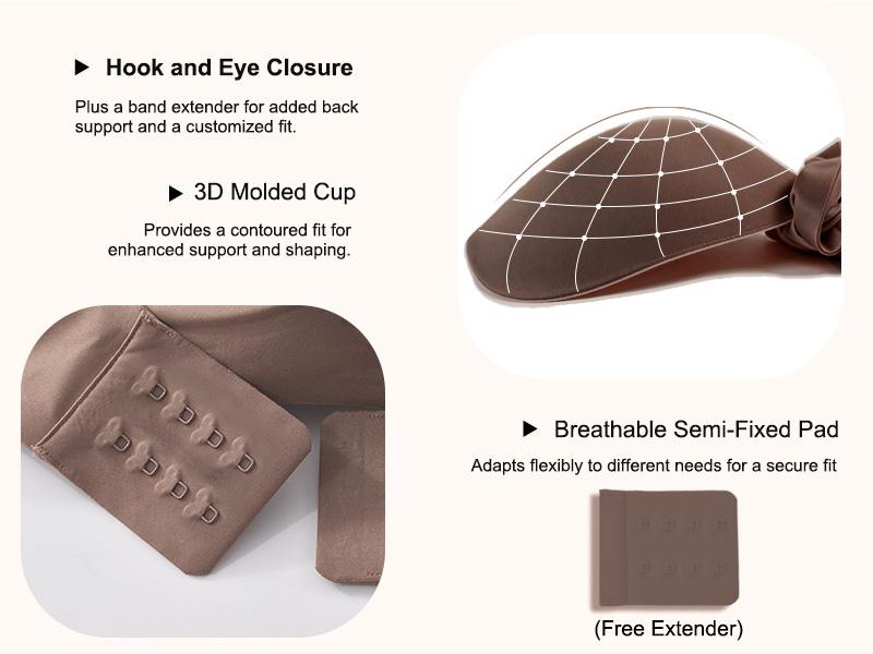 Womens Comfortable Wireless Bras Bralettes  Tshirts Bras Deep V Everyday Bras plus size bra   Plunge Bralette Comfortable support