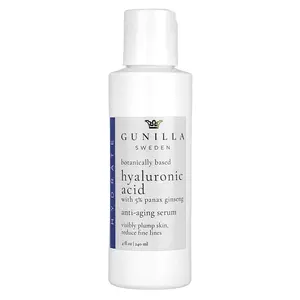 Gunilla Hyaluronic Acid & Ginseng Serum  4oz 4oz 4oz Day Use