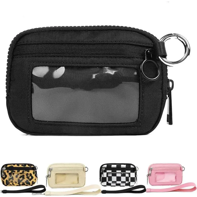 Wallet 2nd Gen - Multi-Color RFID Pouch Wallet forWomen, Compact Design, Travel-Friendly Card Holder withKey Ring 2025 Trending Wallet Holiday Gift Wallet Detachable Strap Wallet