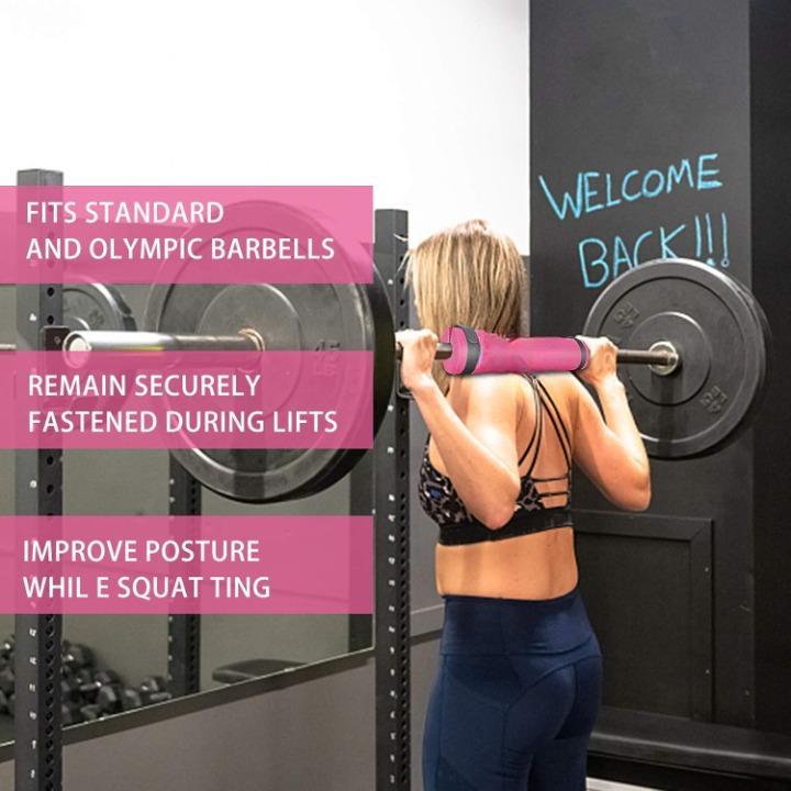 Foam Squat Barbell Pad, Lunges & Bar Padding For Hips Thrusts, Fitness Equipment For Home Gym Sports Fitness ,Neck and Shoulders While Training